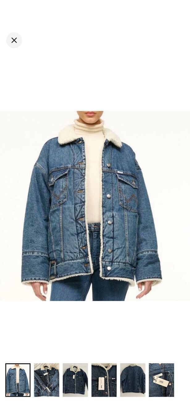 Staud x Wrangler The Biggest Jean Jacket L/XL